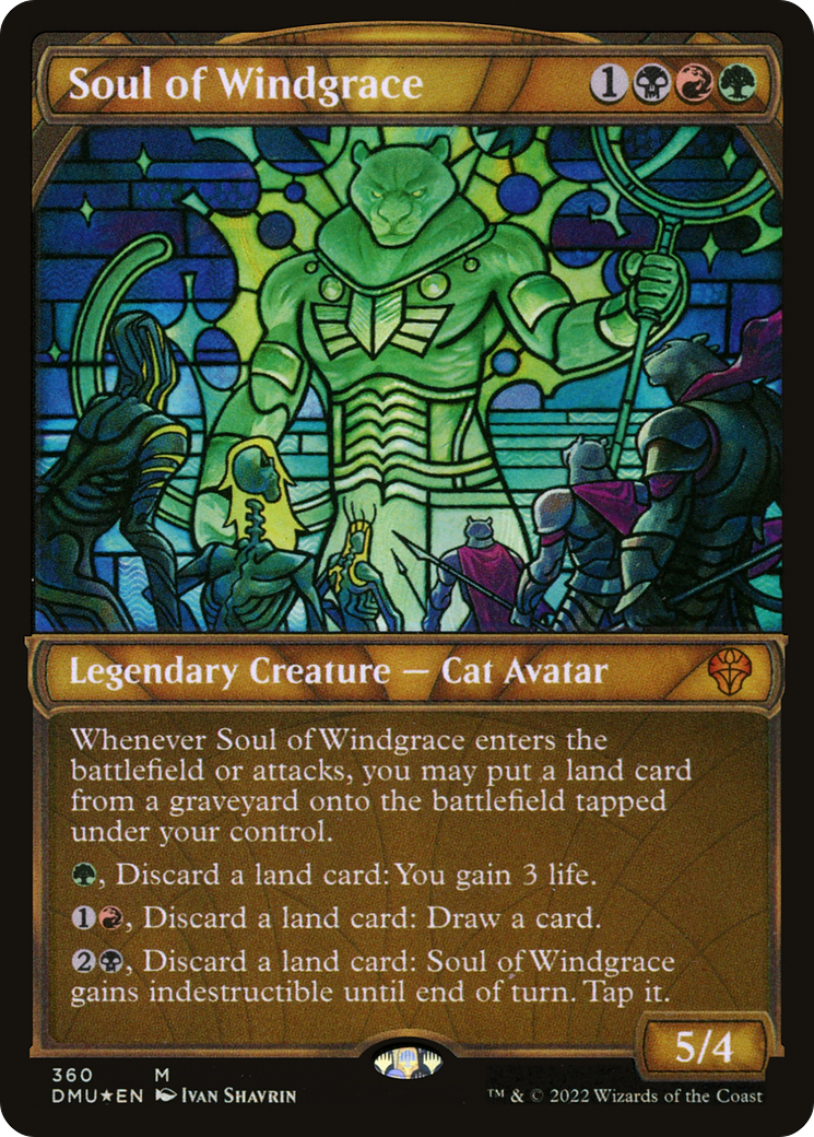 Soul of Windgrace (Textured Foil) (DMU-360) [Dominaria United] (Showcase) Foil MTG Single Wizards of the Coast