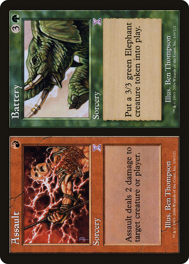 Assault // Battery (TSB-106) [Time Spiral Timeshifted] Foil MTG Single Wizards of the Coast