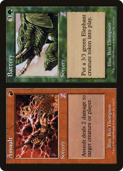 Assault // Battery (TSB-106) [Time Spiral Timeshifted] MTG Single Wizards of the Coast
