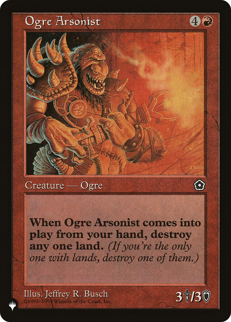 Ogre Arsonist (LIST-P02-110) [Mystery Booster] The List MTG Single Wizards of the Coast