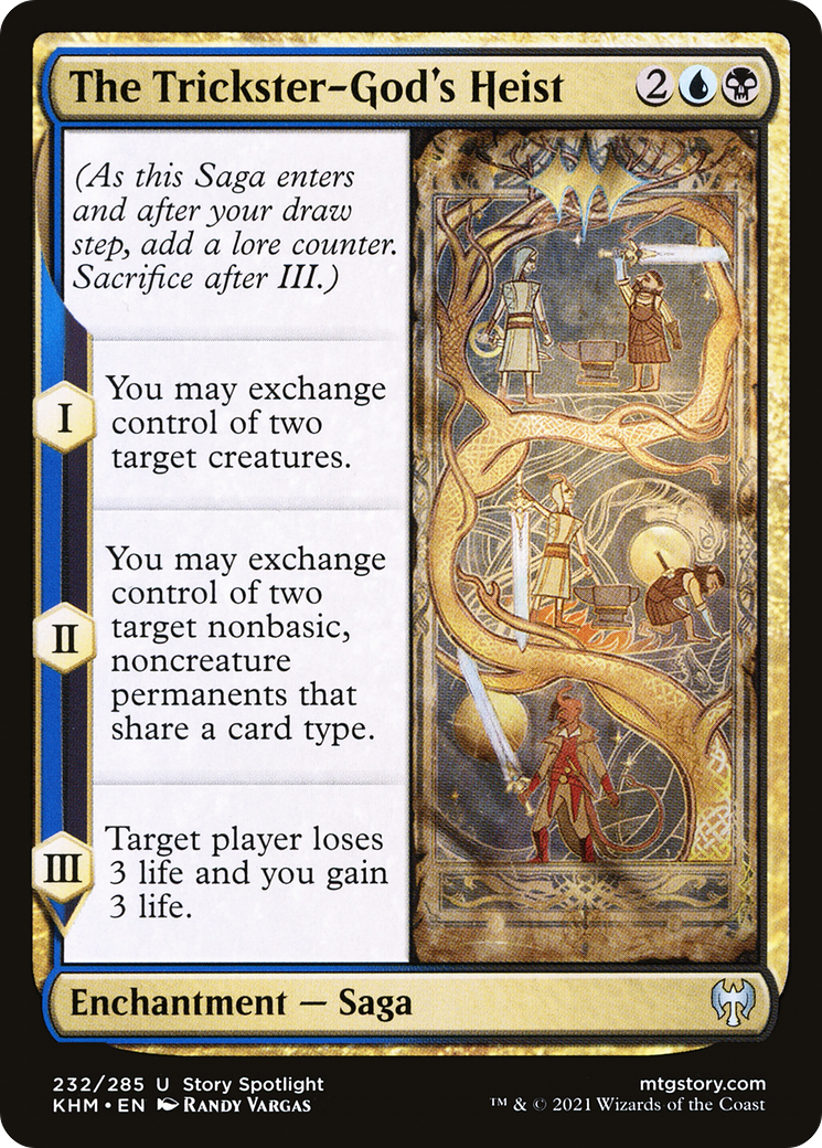 The Trickster-God's Heist (KHM-232) [Kaldheim] MTG Single Wizards of the Coast