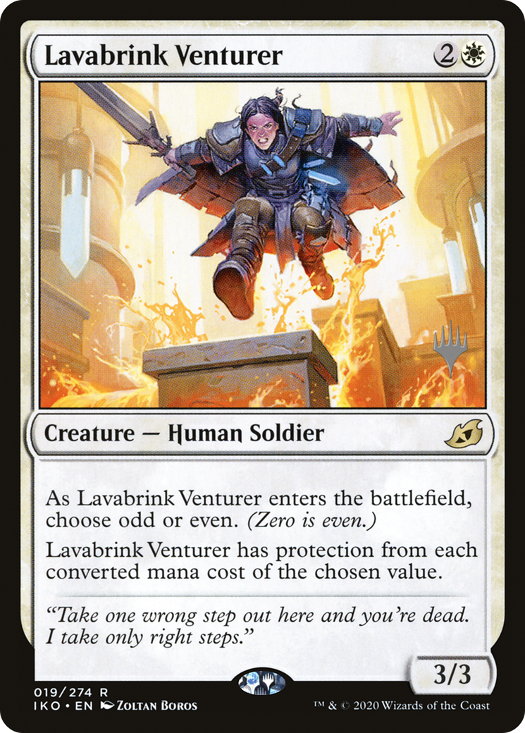 Lavabrink Venturer (PPIKO-19P) [Ikoria: Lair of Behemoths Promos] Foil MTG Single Wizards of the Coast