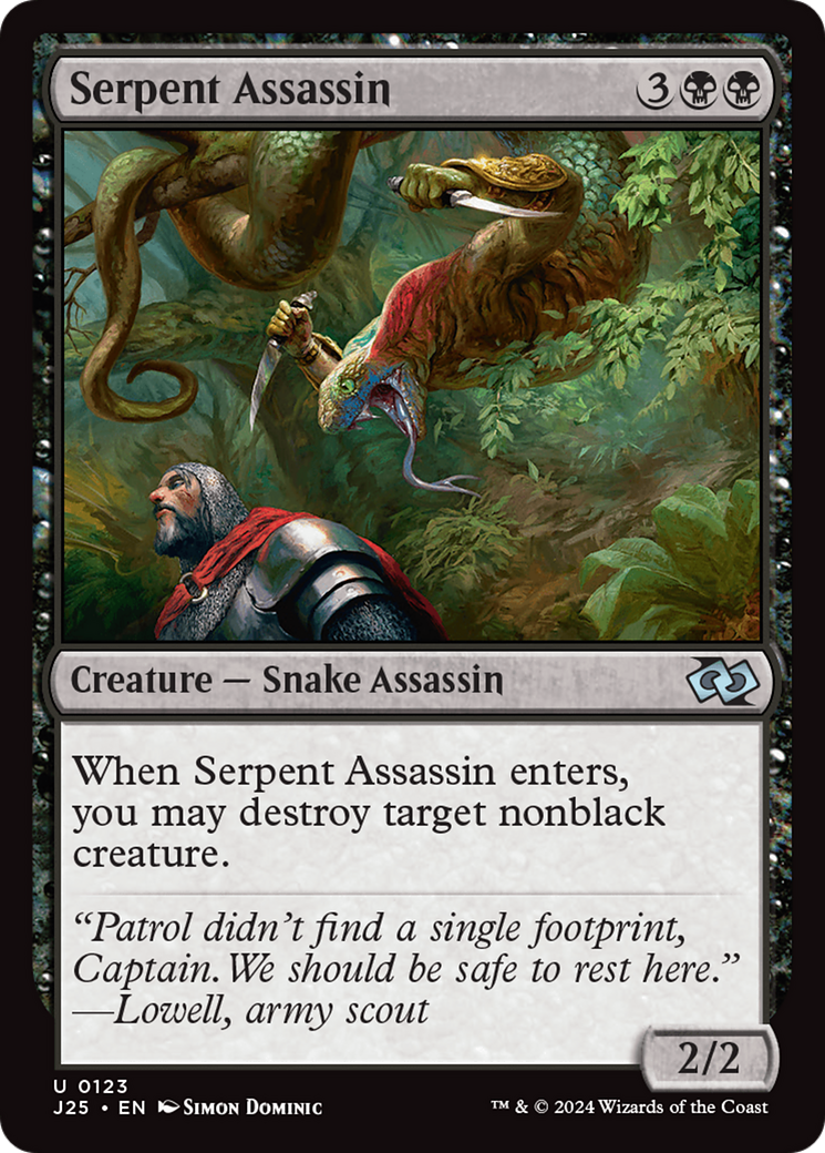 Serpent Assassin (J25-123) [Foundations Jumpstart] MTG Single Wizards of the Coast