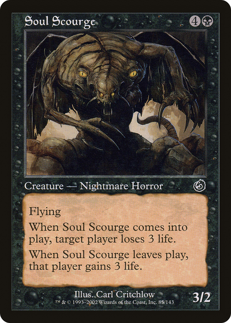 Soul Scourge (TOR-085) [Torment] Foil MTG Single Wizards of the Coast