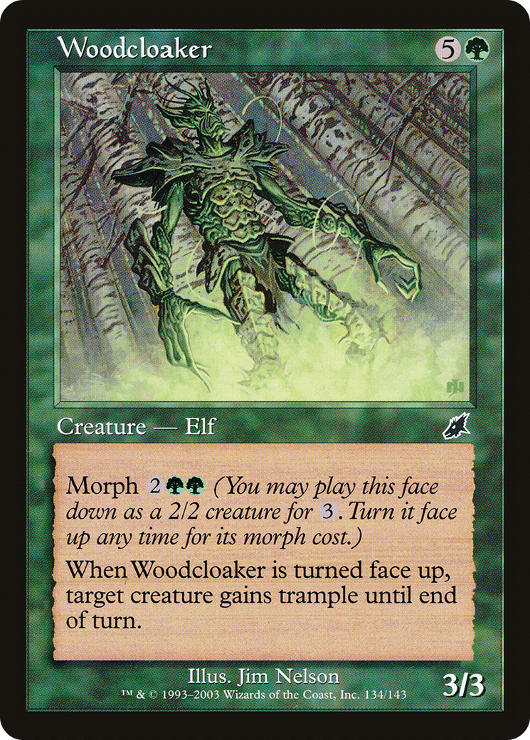 Woodcloaker (SCG-134) [Scourge] MTG Single Wizards of the Coast