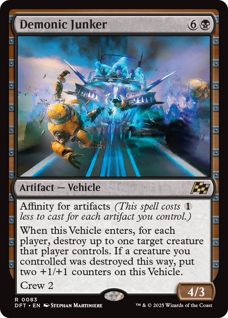 Demonic Junker (DFT-083) [Aetherdrift] MTG Single Wizards of the Coast