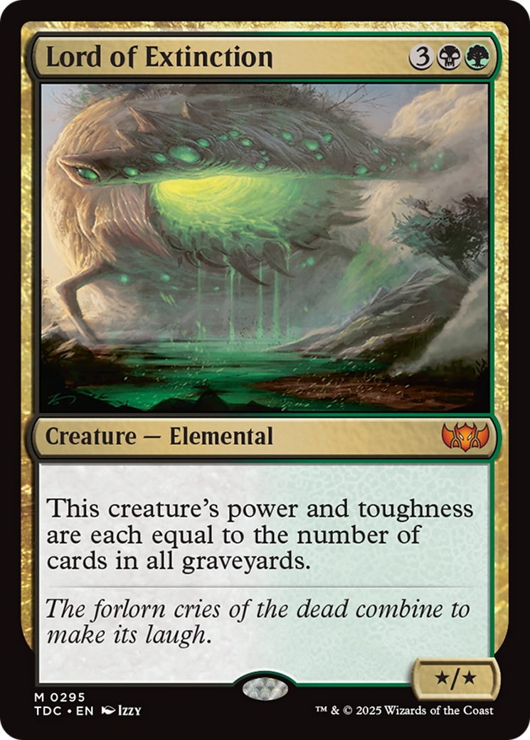 Lord of Extinction (TDC-295) [Commander: Tarkir: Dragonstorm] MTG Single Wizards of the Coast