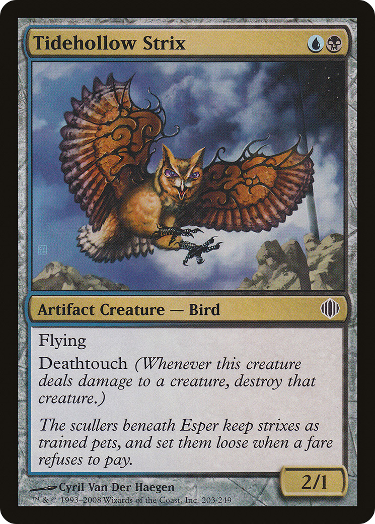 Tidehollow Strix (ALA-203) [Shards of Alara] Foil MTG Single Wizards of the Coast