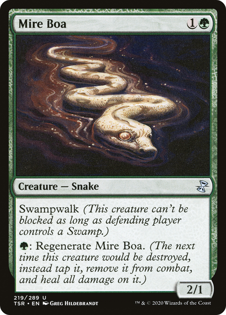 Mire Boa (TSR-219) [Time Spiral Remastered] MTG Single Wizards of the Coast
