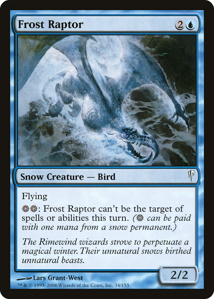 Frost Raptor (CSP-034) [Coldsnap] Foil MTG Single Wizards of the Coast