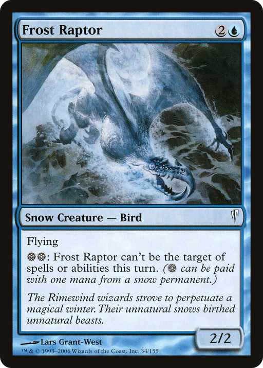 Frost Raptor (CSP-034) [Coldsnap] MTG Single Wizards of the Coast