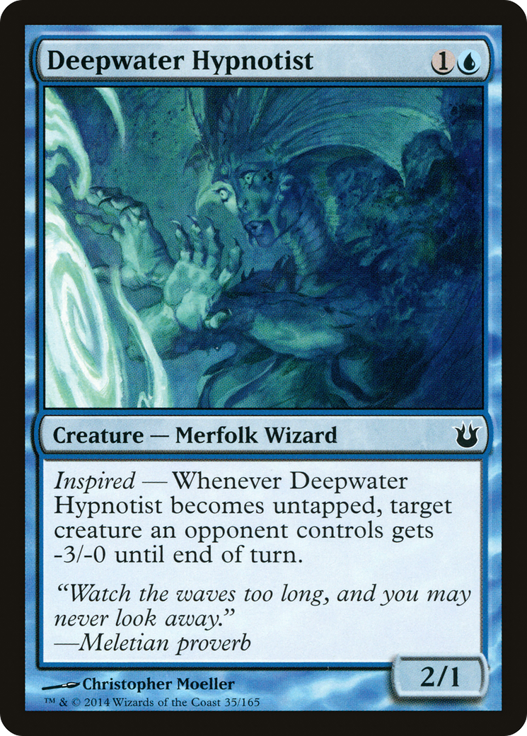 Deepwater Hypnotist (BNG-035) [Born of the Gods] Foil MTG Single Wizards of the Coast