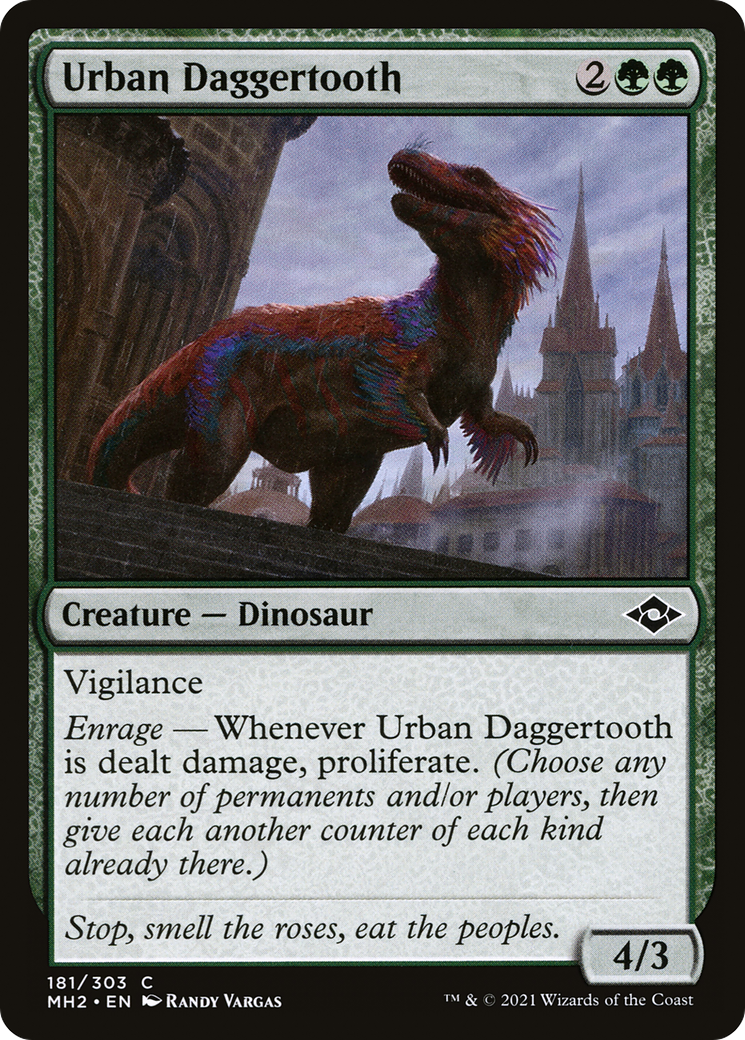 Urban Daggertooth (MH2-181) [Modern Horizons 2] MTG Single Modern Horizons 2