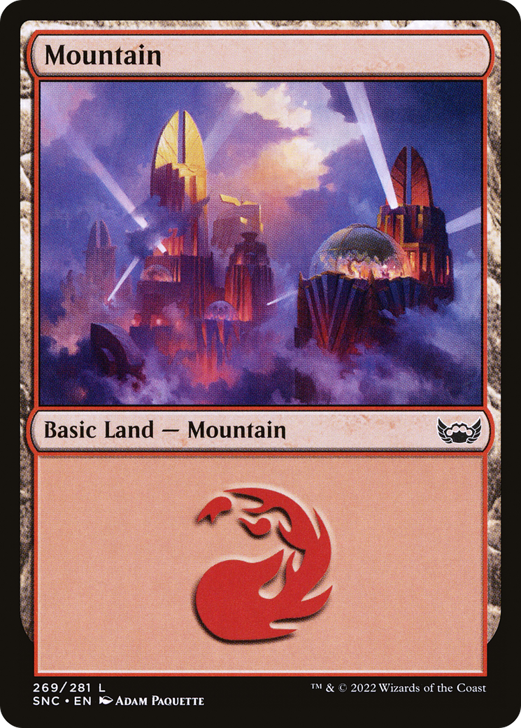 Mountain (269) (SNC-269) [Streets of New Capenna] Foil MTG Single Wizards of the Coast