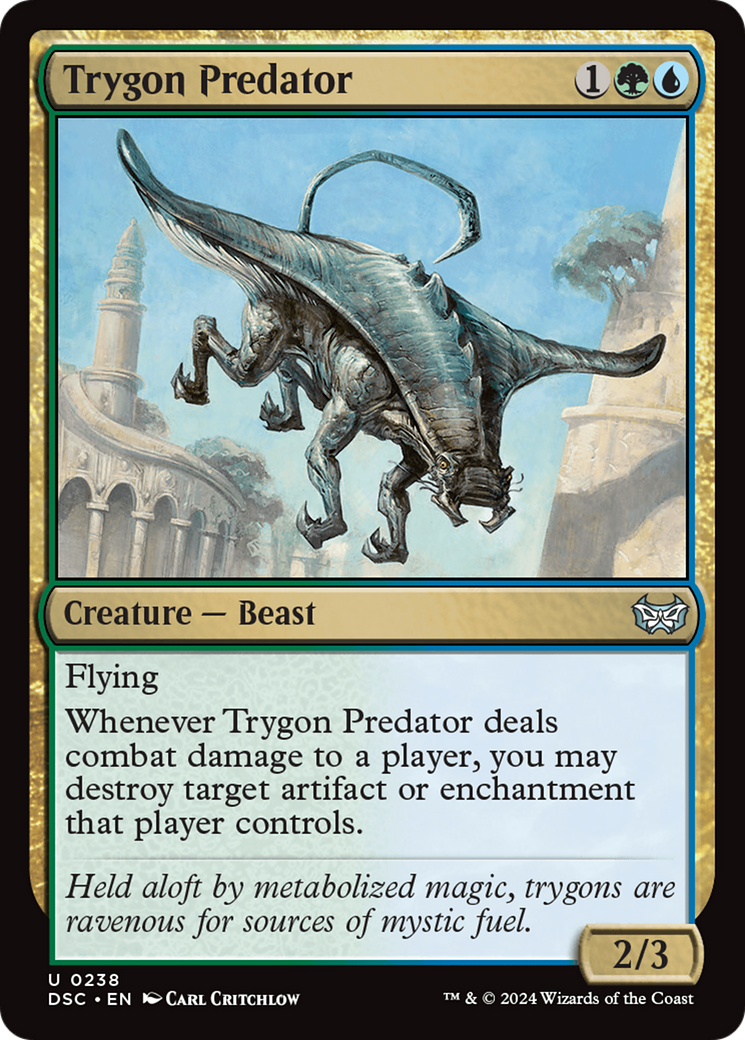 Trygon Predator (DSC-238) [Duskmourn: House of Horror Commander] MTG Single Wizards of the Coast