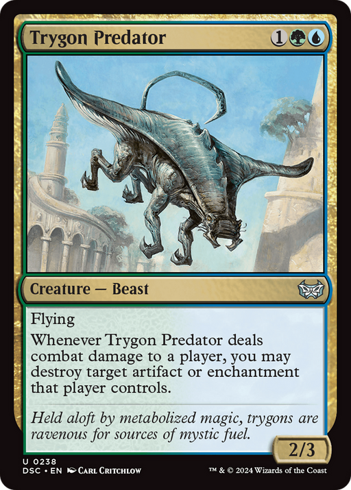 Trygon Predator (DSC-238) [Duskmourn: House of Horror Commander] MTG Single Wizards of the Coast