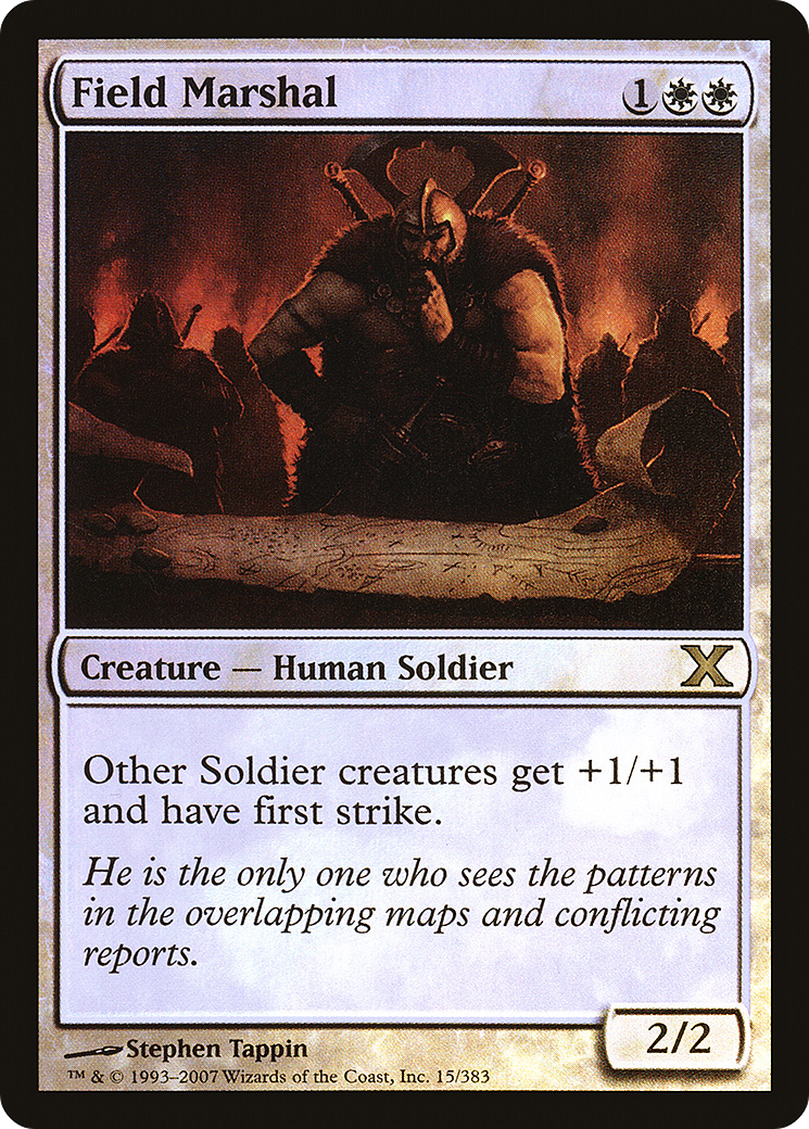 Field Marshal (10E-15★) [Tenth Edition] Foil MTG Single Wizards of the Coast