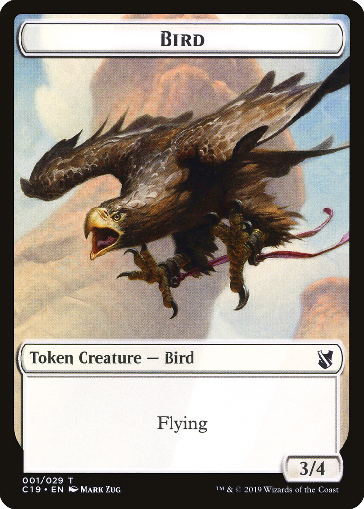 Bird (TC19-001) [Tokens] Commander 2019 Tokens MTG Single Wizards of the Coast