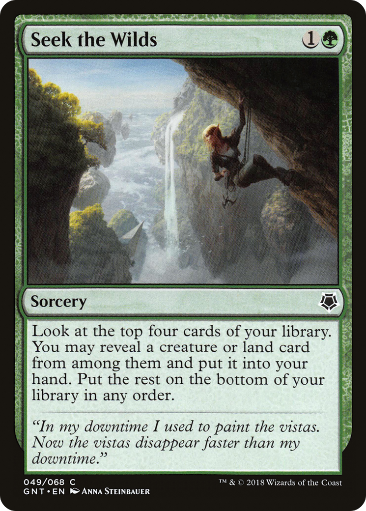 Seek the Wilds (GNT-049) [Misc] Game Night MTG Single Wizards of the Coast