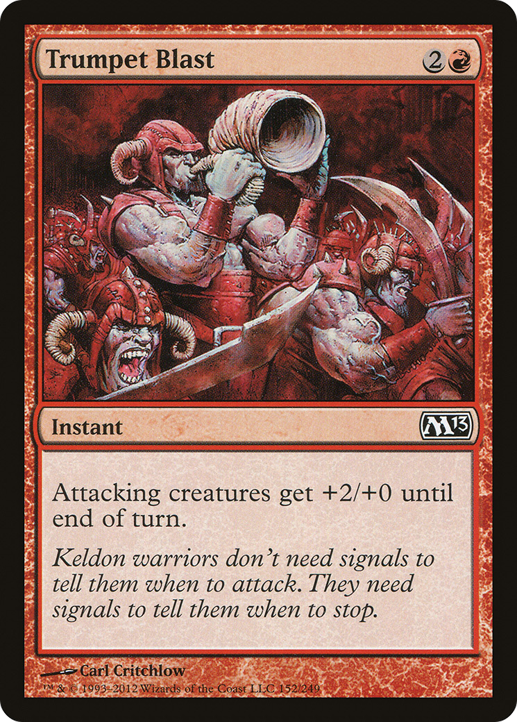 Trumpet Blast (M13-152) [Magic 2013] MTG Single Wizards of the Coast
