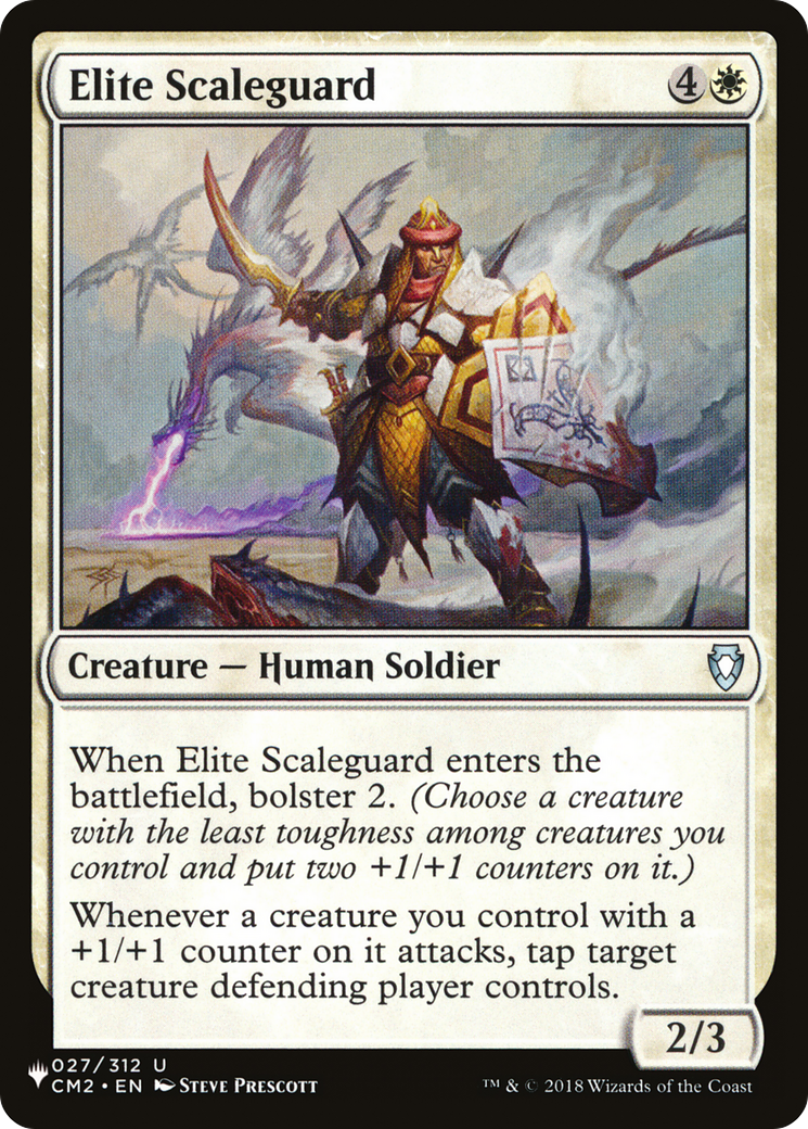 Elite Scaleguard (LIST-CM2-27) [Mystery Booster] The List MTG Single Wizards of the Coast