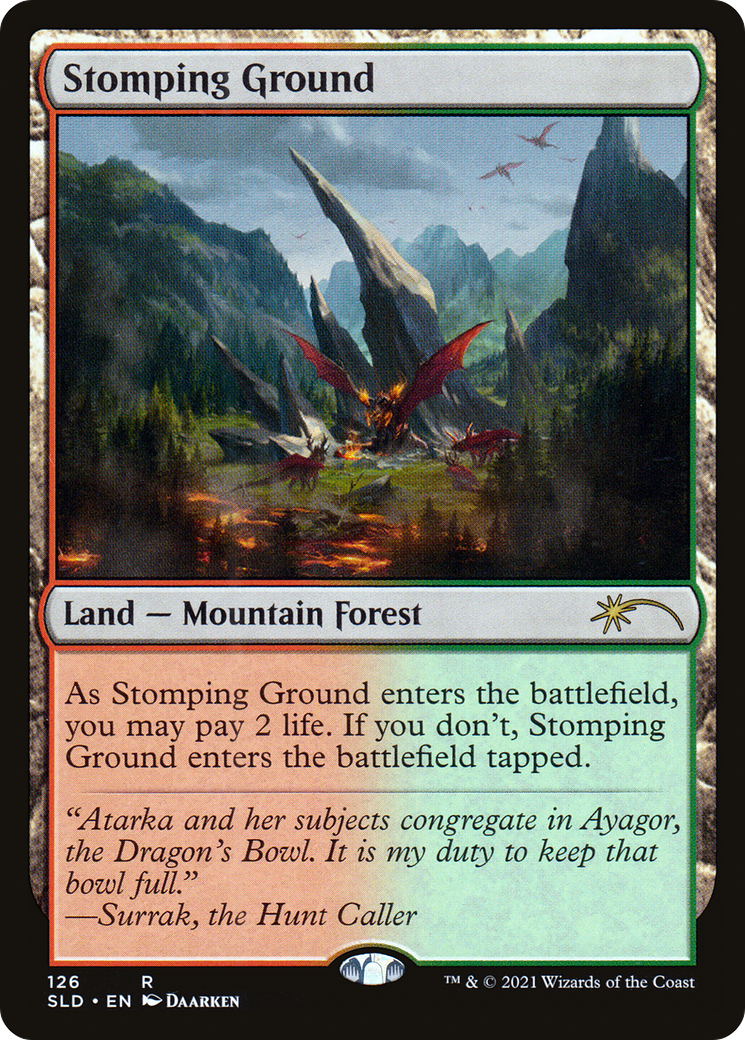 Stomping Ground (SLD-126) [Secret Lair] Drop MTG Single Wizards of the Coast