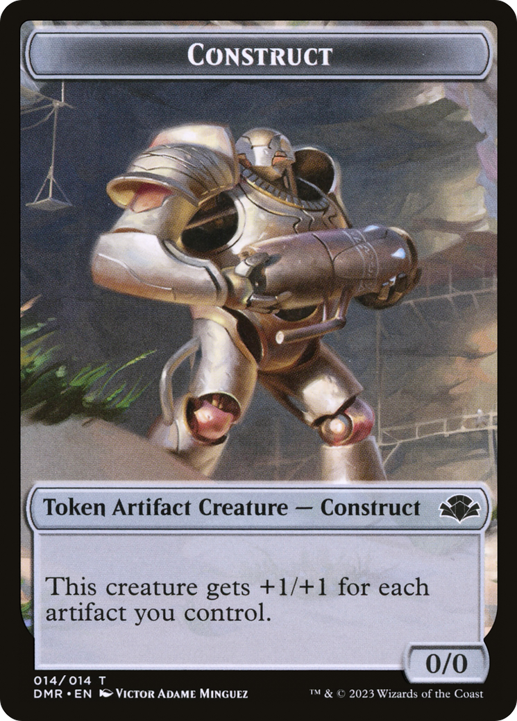 Construct (TDMR-014) [Tokens] Dominaria Remastered Tokens Foil MTG Single Wizards of the Coast