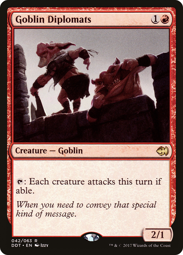 Goblin Diplomats (DDT-042) [Misc] Duel Decks: Merfolk vs. Goblins MTG Single Wizards of the Coast