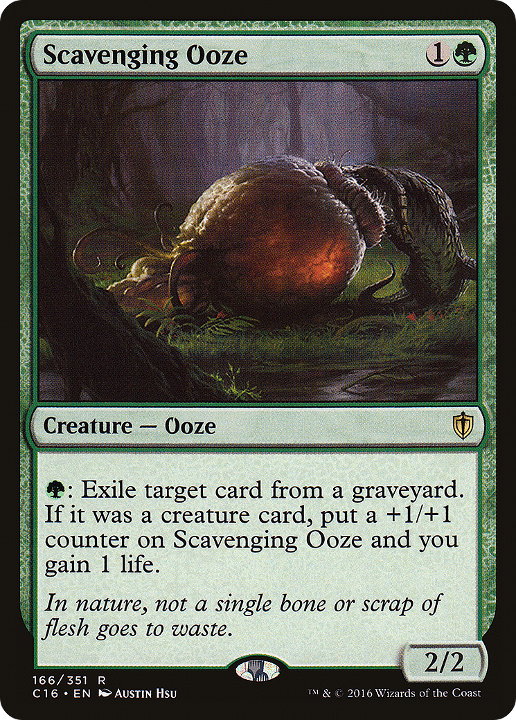 Scavenging Ooze (C16-166) [Commander 2016] MTG Single Wizards of the Coast