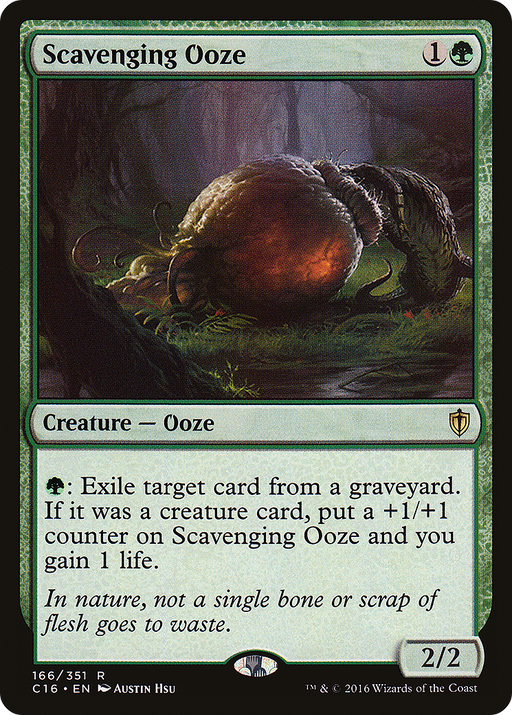 Scavenging Ooze (C16-166) [Commander 2016] MTG Single Wizards of the Coast