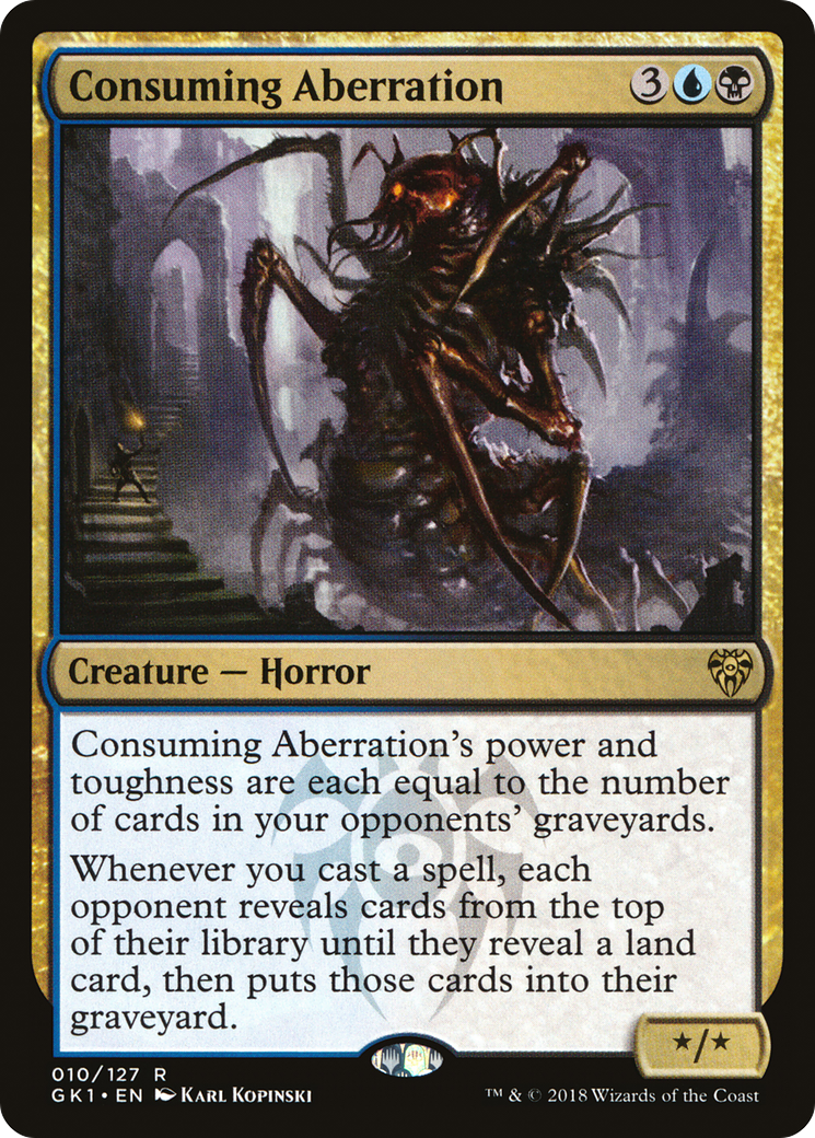 Consuming Aberration (GR1-010) [Misc] GRN Guild Kit MTG Single Wizards of the Coast