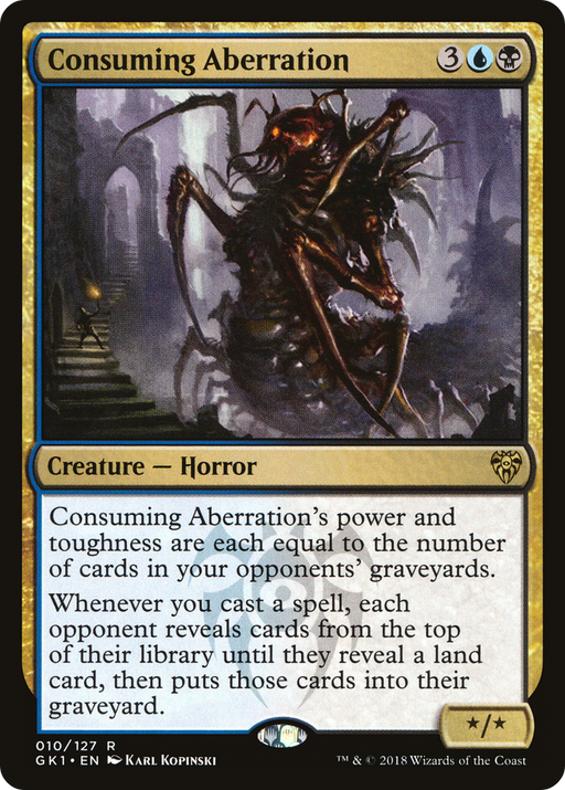 Consuming Aberration (GR1-010) [Misc] GRN Guild Kit MTG Single Wizards of the Coast