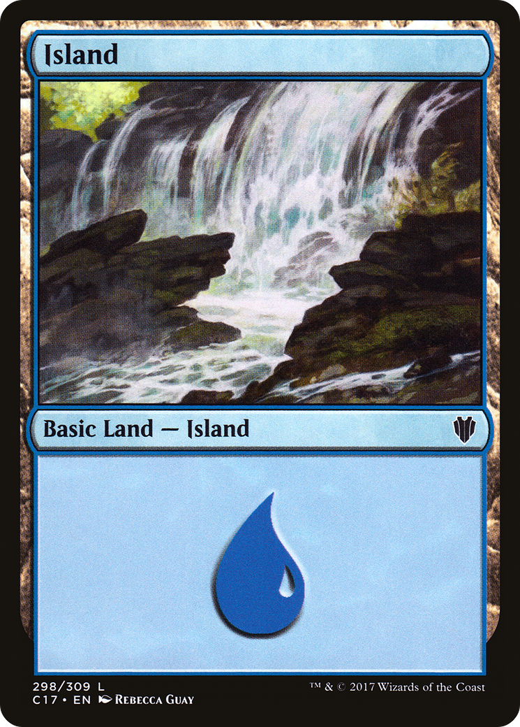 Island (C17-298) [Commander 2017] MTG Single Wizards of the Coast