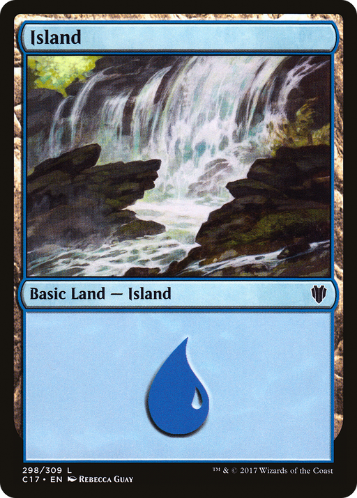 Island (C17-298) [Commander 2017] MTG Single Wizards of the Coast