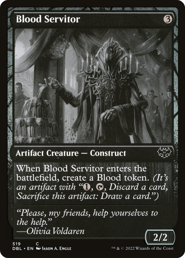 Blood Servitor (DBL-519) [Innistrad: Double Feature] Foil MTG Single Wizards of the Coast
