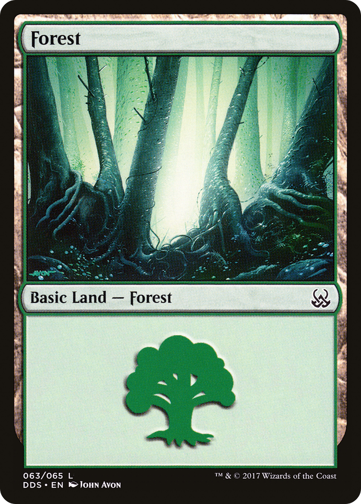Forest (063) (DDS-063) [Misc] Duel Decks: Mind vs. Might MTG Single Wizards of the Coast