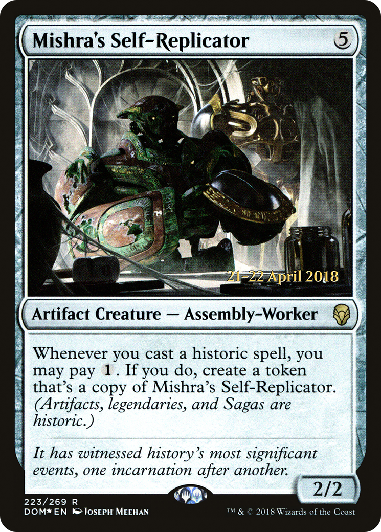 Mishra's Self-Replicator (PRE-223) [Dominaria Promos] Foil MTG Single Wizards of the Coast