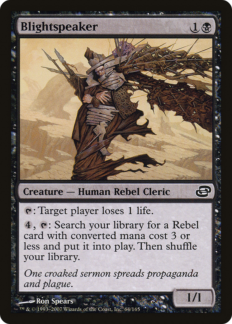 Blightspeaker (PLC-064) [Planar Chaos] Foil MTG Single Wizards of the Coast