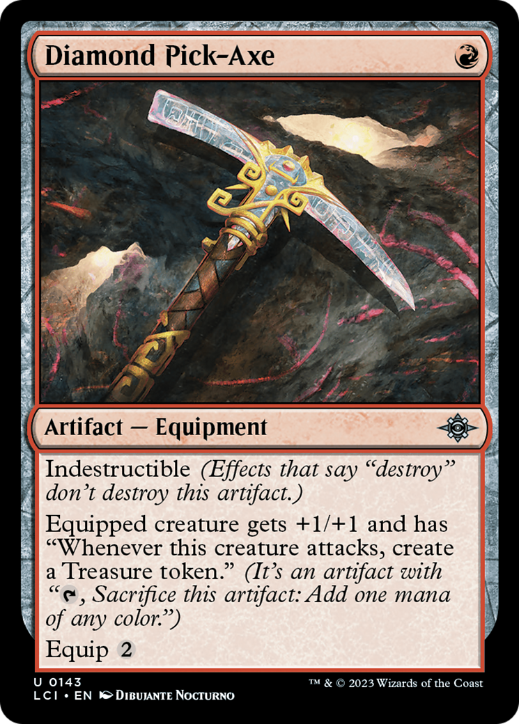 Diamond Pick-Axe (LCI-143) [The Lost Caverns of Ixalan] Foil MTG Single Wizards of the Coast