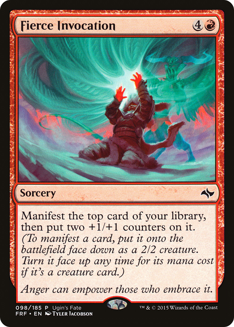 Fierce Invocation (FRF_UGIN-098) [Ugin's Fate] MTG Single Wizards of the Coast