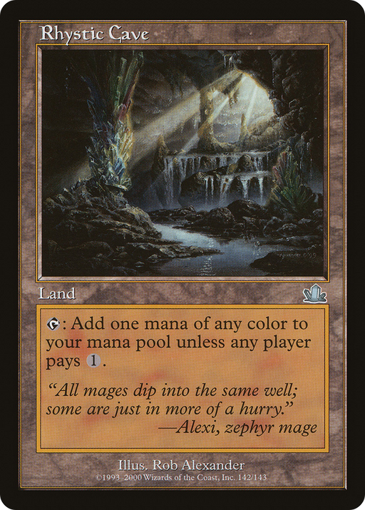 Rhystic Cave (PCY-142) [Prophecy] MTG Single Wizards of the Coast