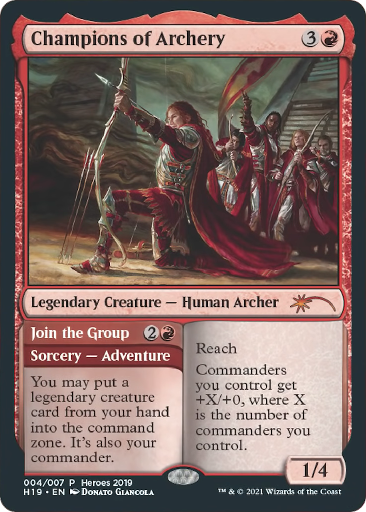 Champions of Archery (UMP-004) [Misc] 2019 Heroes of the Realm MTG Single Wizards of the Coast