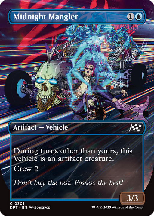 Midnight Mangler (DFT-301) [Aetherdrift] (Borderless) MTG Single Wizards of the Coast