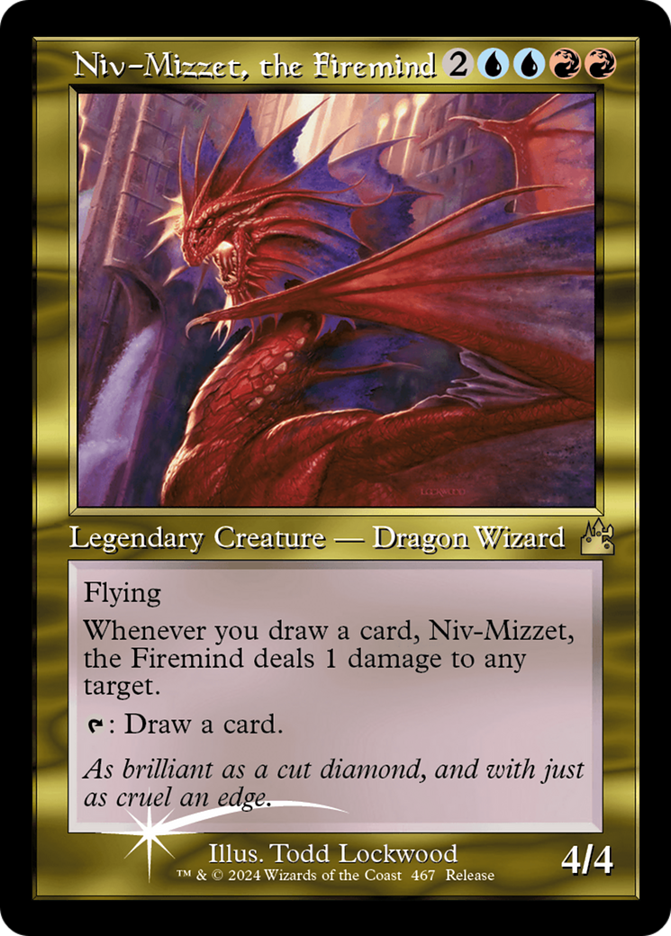 Niv-Mizzet, the Firemind (LARP-467) [Ravnica Remastered] Foil MTG Single Wizards of the Coast