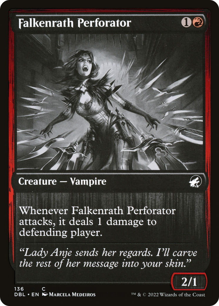 Falkenrath Perforator (DBL-136) [Innistrad: Double Feature] MTG Single Wizards of the Coast