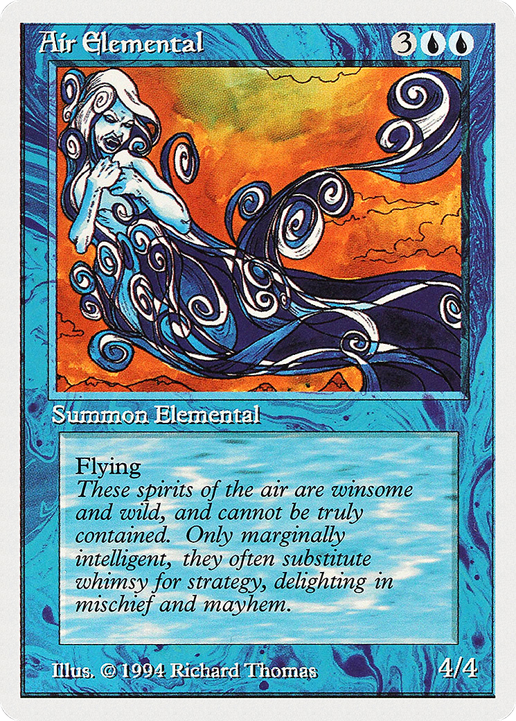 Air Elemental (SUM-047) [Misc] Summer Magic / Edgar MTG Single Wizards of the Coast