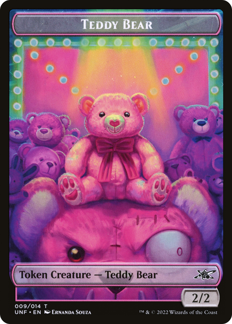 Teddy Bear Token [Unfinity Tokens] MTG Single Magic: The Gathering