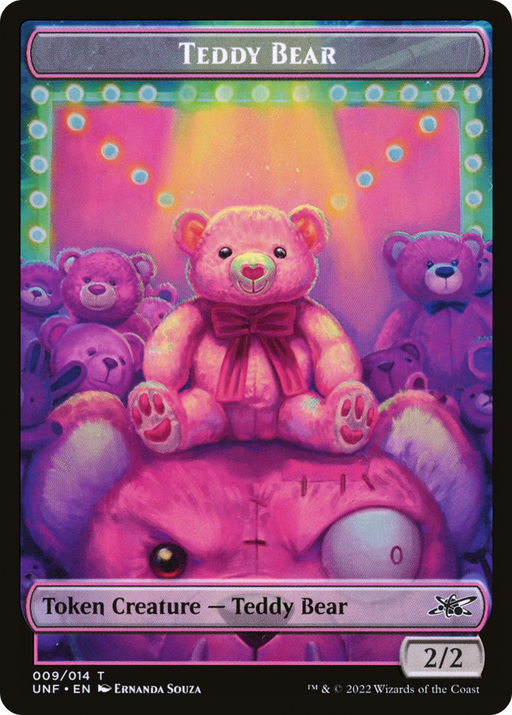 Teddy Bear Token (UNF-009) [Tokens] Unfinity Tokens MTG Single Wizards of the Coast