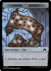 Phyrexian Germ // Clue Double-Sided Token [Tokens] Modern Horizons 3 Tokens MTG Single Magic: The Gathering