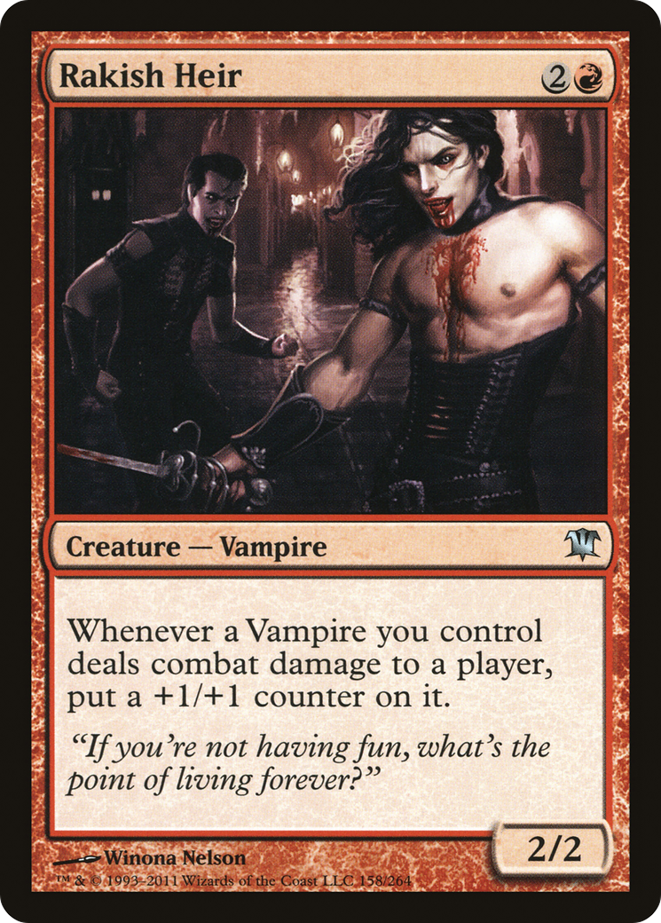 Rakish Heir (ISD-158) [Innistrad] Foil MTG Single Wizards of the Coast